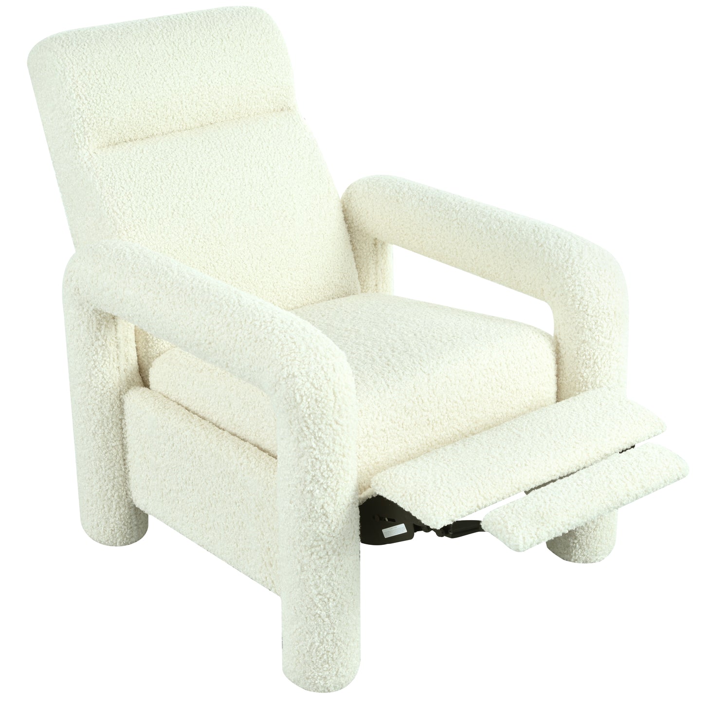 Simply Beige Push Back Recliner Armchair