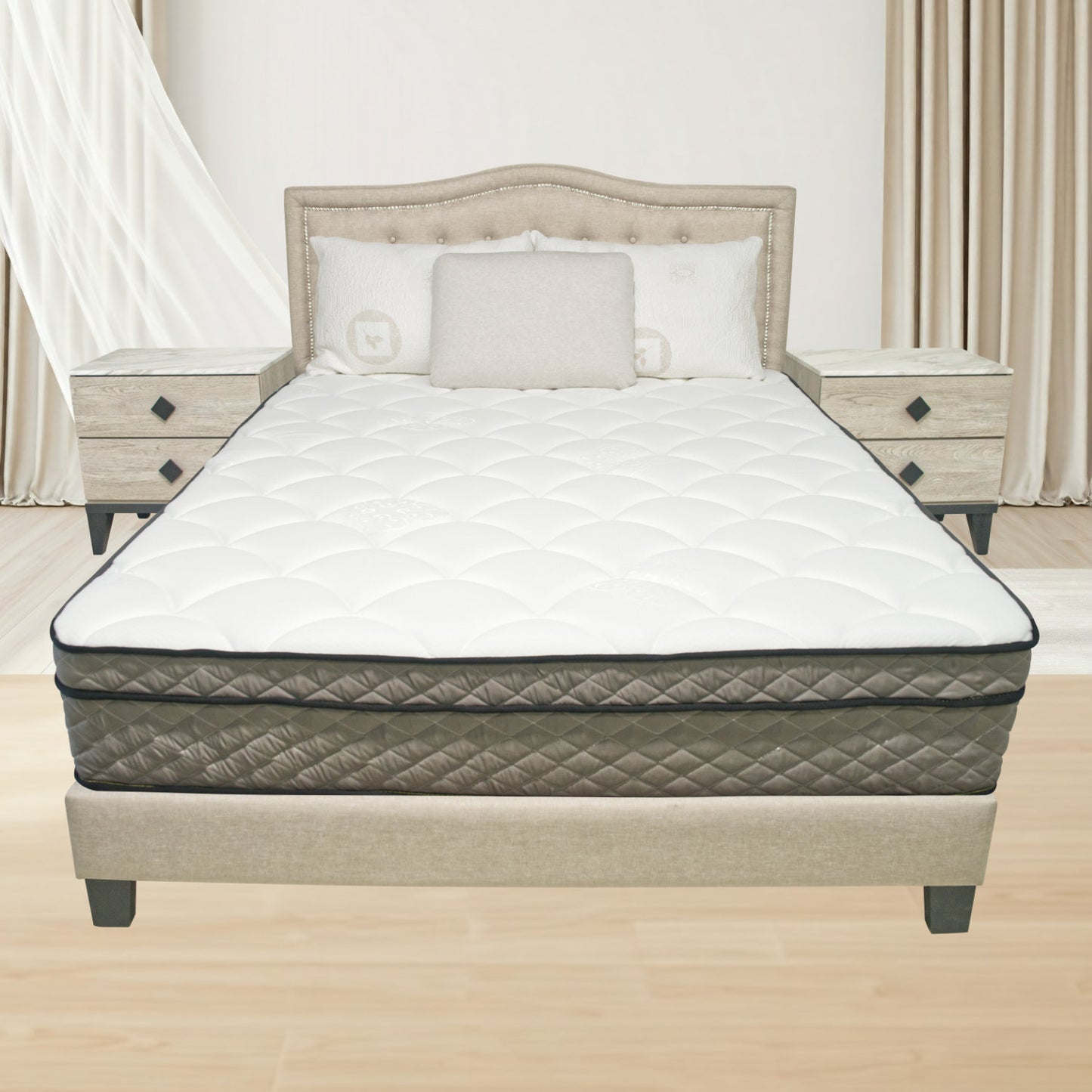 Simply Hybrid Mattress - 12" Euro Top