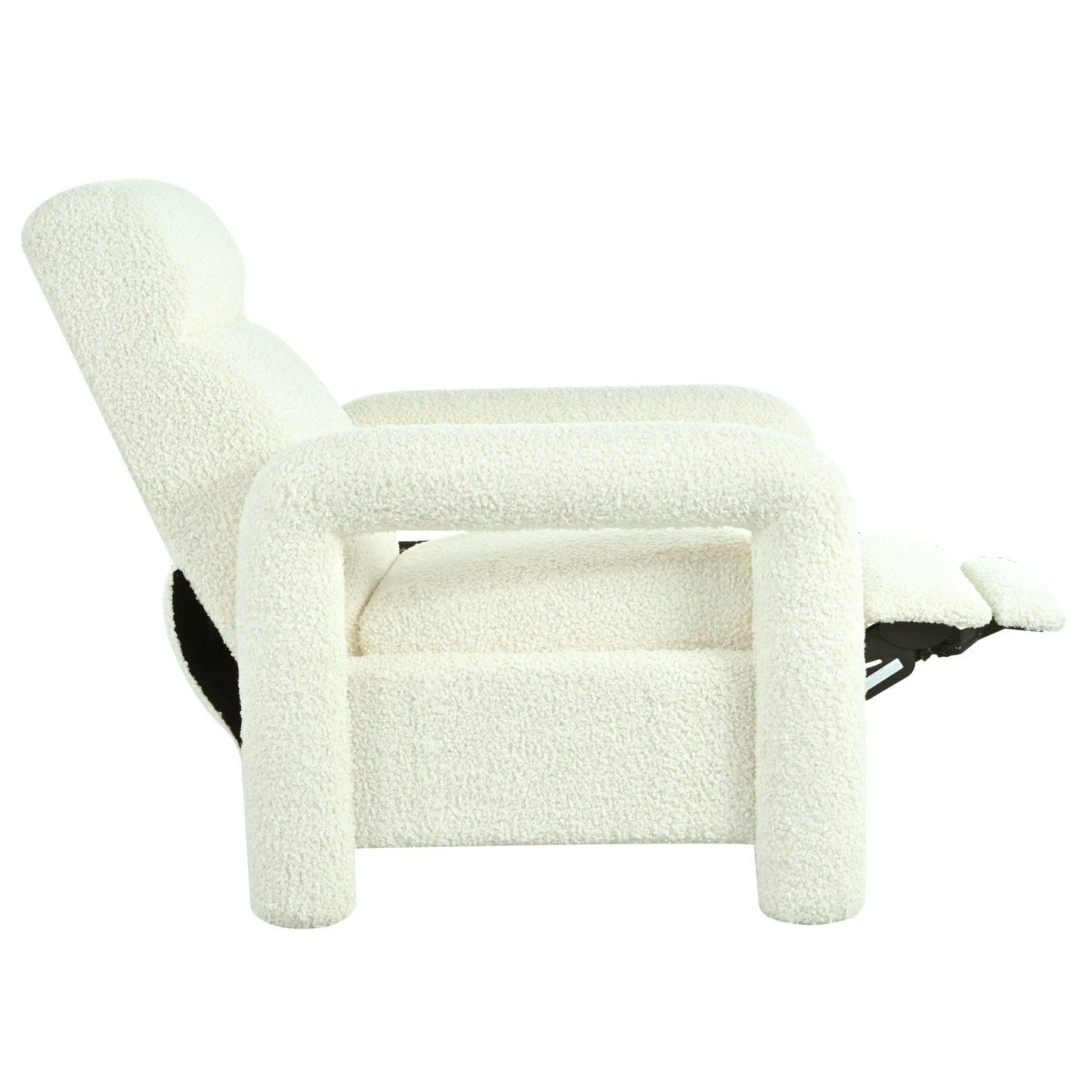 Simply Beige Push Back Recliner Armchair