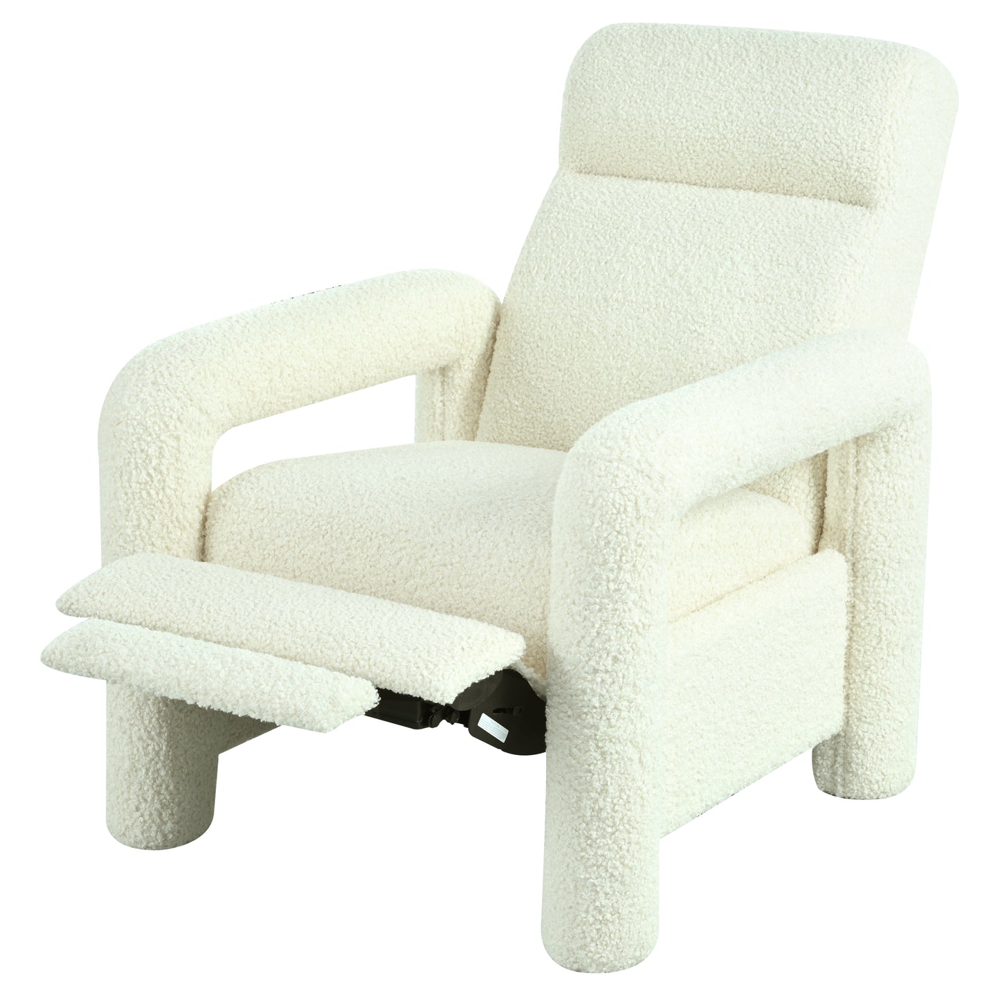 Simply Beige Push Back Recliner Armchair