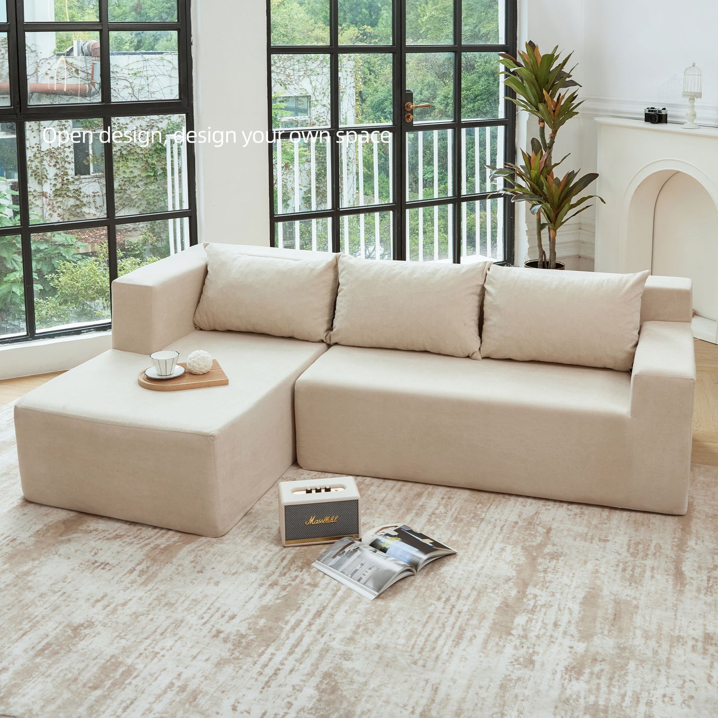 Simply Sectional L Shape Sofa