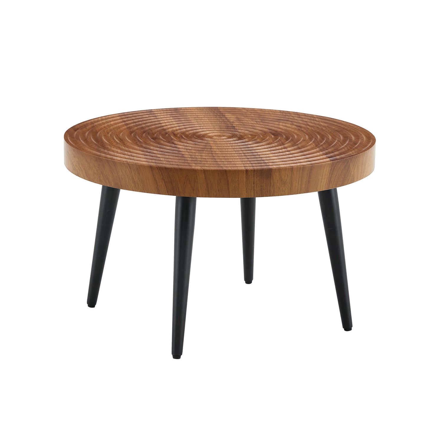 Simply Natural Wood Grain Round Coffee Table