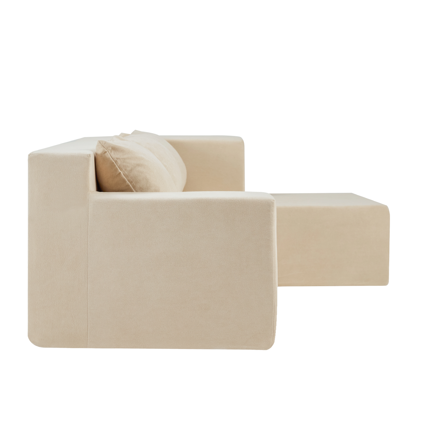 Simply Modern Modular Sectional Sofa L-Shaped Couch Minimalist