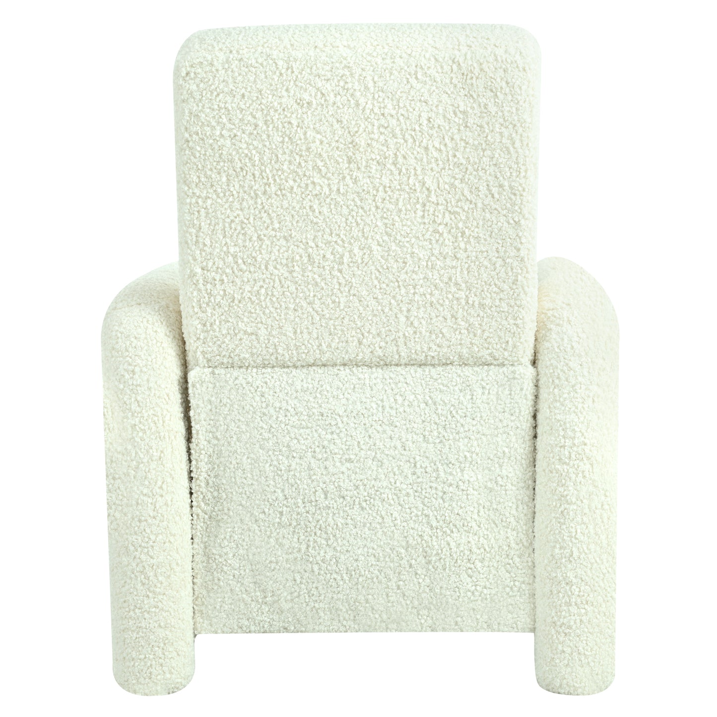 Simply Beige Push Back Recliner Armchair