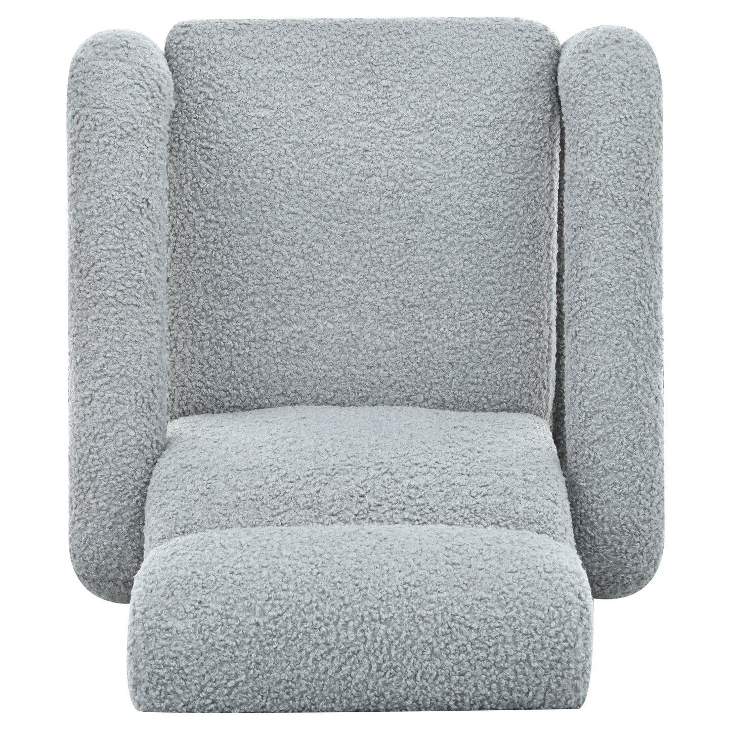 Simply Light Grey Push Back Recliner Armchair