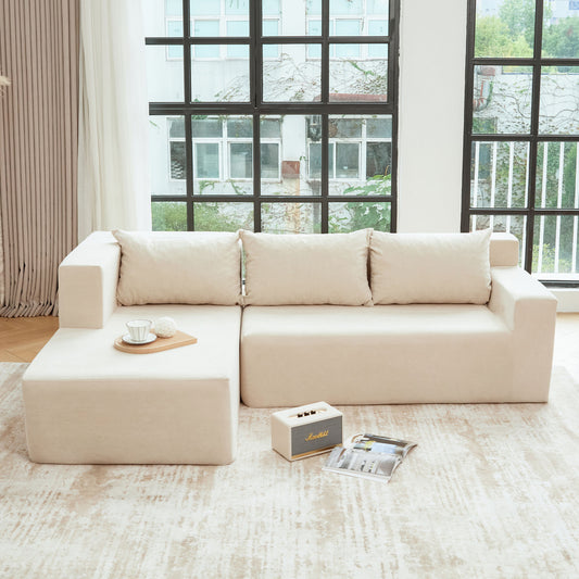 Simply Sectional L Shape Sofa