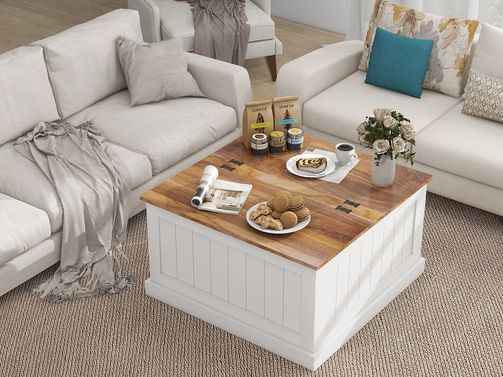 Simply Square Farmhouse Coffee Table