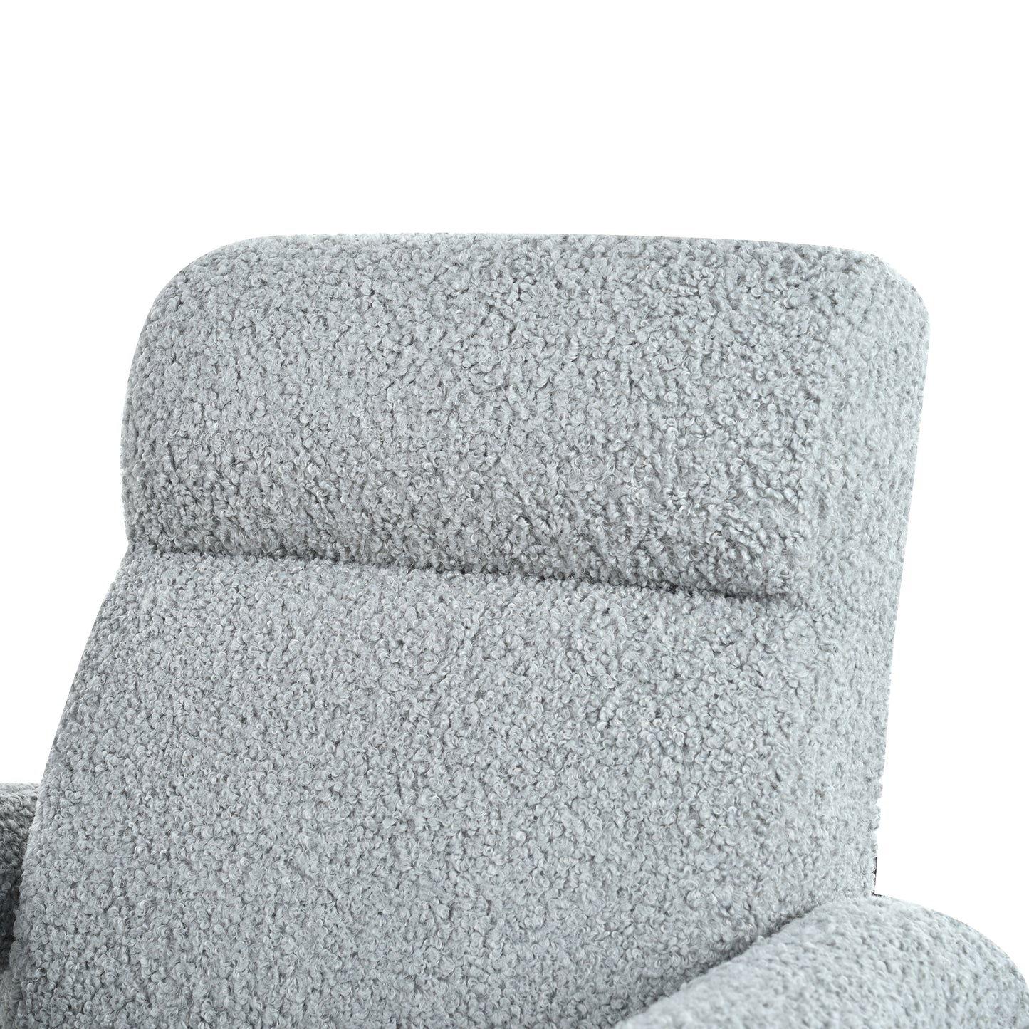 Simply Light Grey Push Back Recliner Armchair