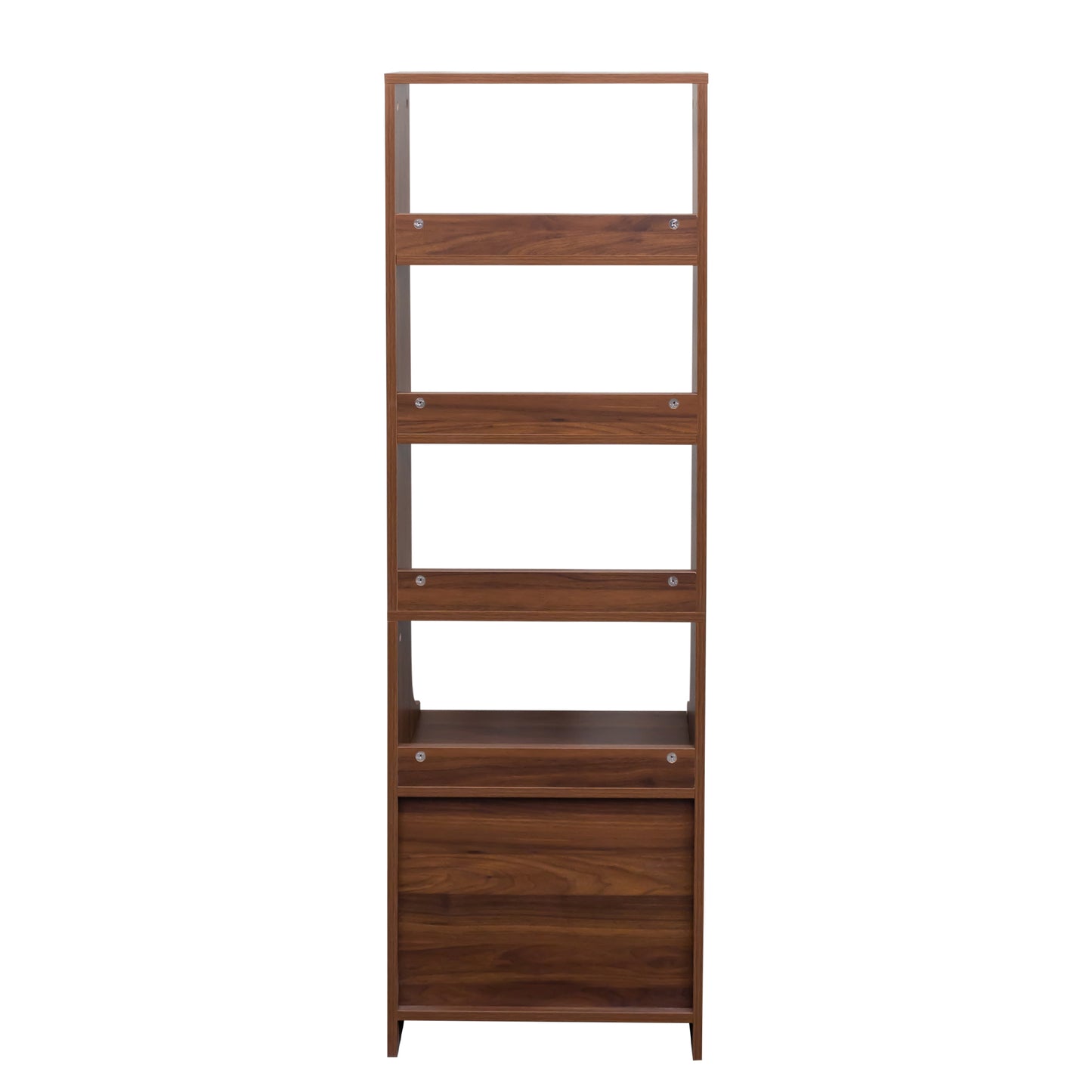 Simply Night Stand with Bookshelf